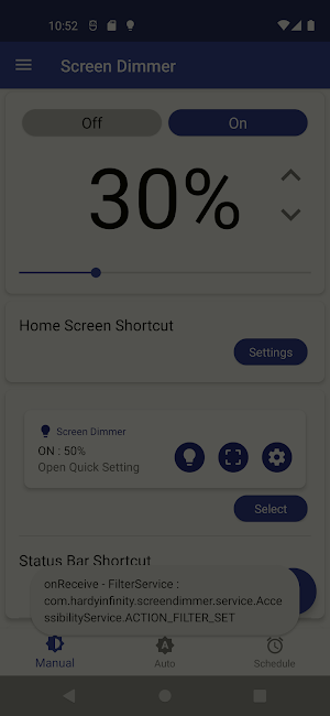 Auto Screen Dimmer Screenshot 2