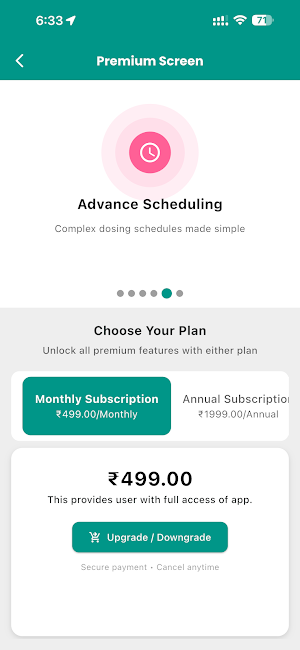 myHealth Reminders Screenshot 2