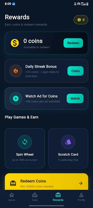 Daily Cash: Watch & Earn Screenshot 1