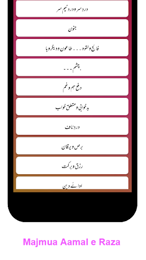 Majmua Aamal e Raza Vol 1, Vol 2 and Vol3 Complete Screenshot 3