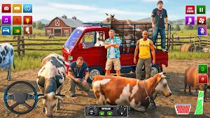 Animal Truck Simulator Game 3D Screenshot 0