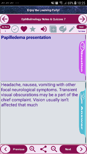 Ophthalmology Exam Review concepts, notes and quiz Screenshot 0