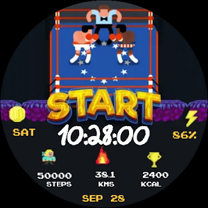 Boxing Animated Watch Face Screenshot 2