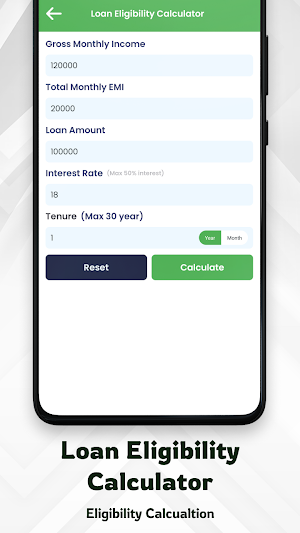 Loan EMI Calculator Screenshot 1