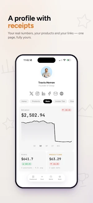 Swop: Social Trading App Screenshot 1