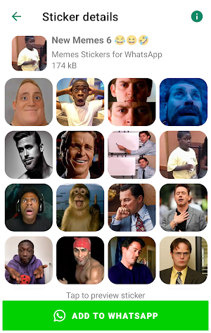 Meme Stickers for WhatsApp Screenshot 3