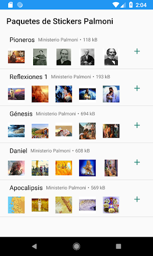 Palmoni Stickers Screenshot 0