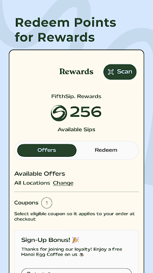 FifthSip. Coffee Screenshot 3
