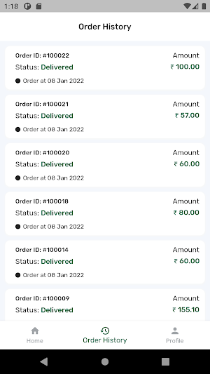 DailyFresh Grocery Rider App Screenshot 2