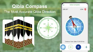 Qibla Direction- Qibla Compass Screenshot 1