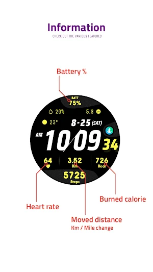 JW209 jwstudio watchface Screenshot 1