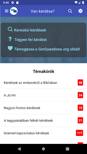 Van kérdése? Screenshot 0