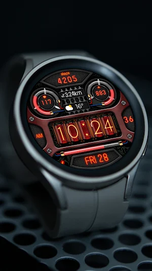 Digital GAS NIXIE 2 Watchface Screenshot 2