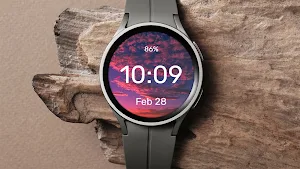 Beautiful Sunset - Watch Face Screenshot 1