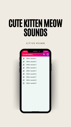 Cute kitten meow sounds Screenshot 1
