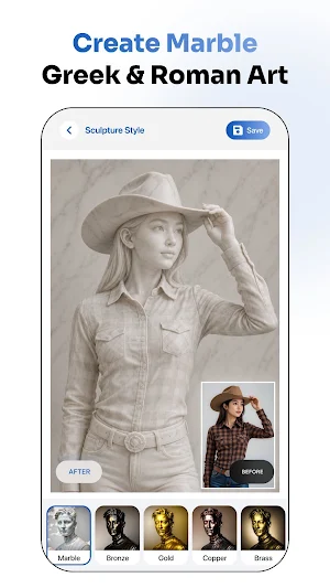 Photo Statue Maker Screenshot 0