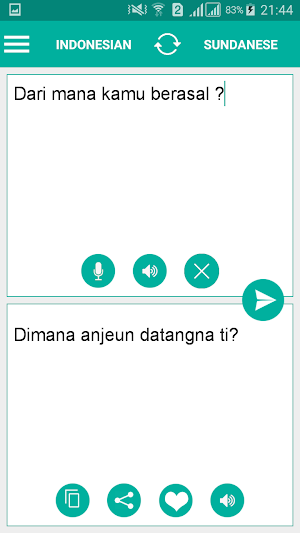 Sundanese Indonesian Translator Screenshot 1