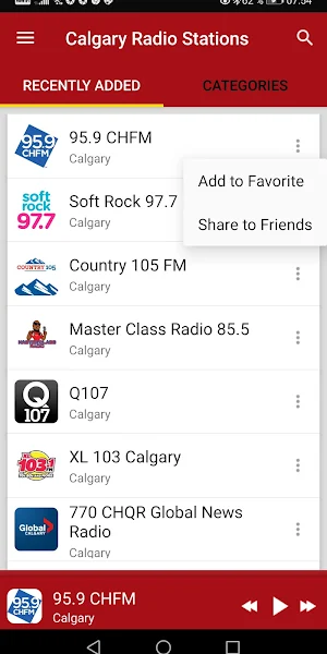 Calgary Radio Stations - Canada Screenshot 1