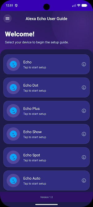 Alexa Echo User Guide Screenshot 1