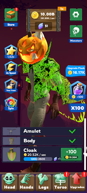 Halloween Monsters Idle Screenshot 3
