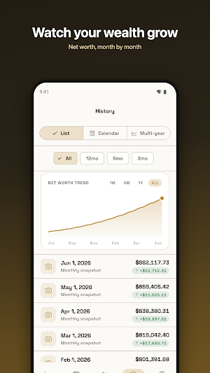 Net Worth Tracker: Worthtally Screenshot 3
