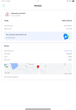 FuelBack FA Screenshot 3