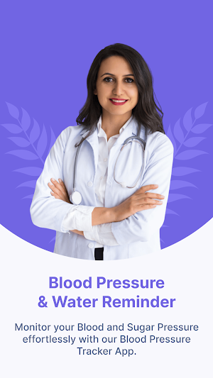 Blood Pressure & Water Remind Screenshot 1