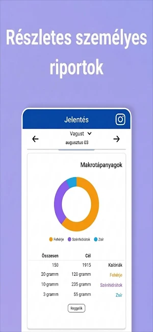 Kalória: kalóriaszámláló Screenshot 3