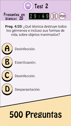 TestOpos Radioterapia Screenshot 2