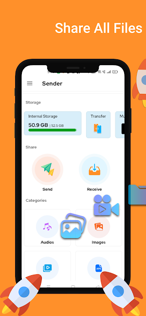 File Transfer & sharing App Screenshot 0