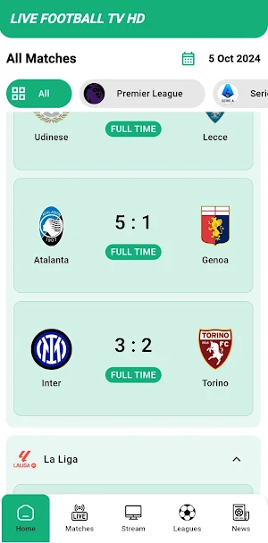 Live Football TV HD Streaming Screenshot 3