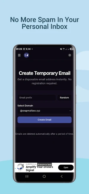 SnapMail - Disposable Mailbox Screenshot 0