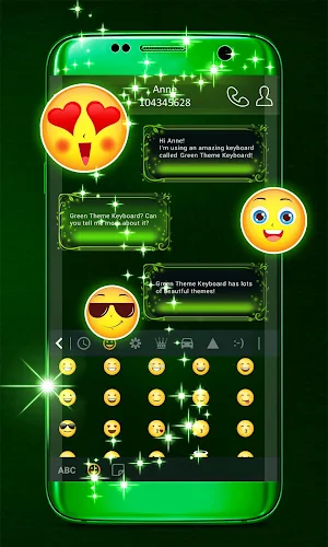 Green Theme Keyboard screenshot 2