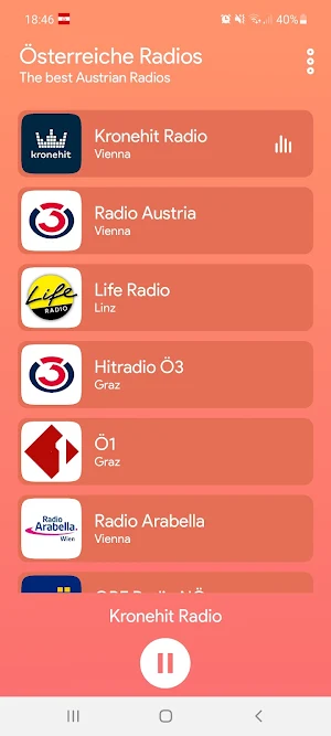 Austrian Radios Screenshot 1
