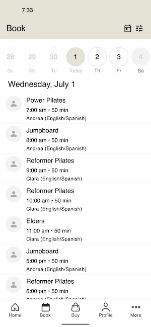 Estudio 52 Pilates Screenshot 1