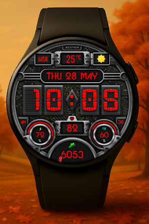Civinic Digital Watch Face Screenshot 2