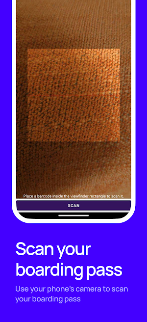 Boarding Pass Scanner Screenshot 1