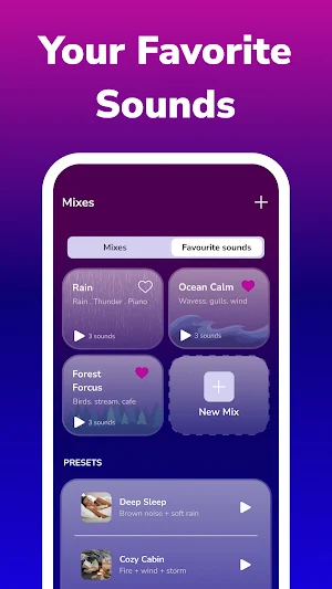 Sleep Sound Relax Music App Screenshot 2
