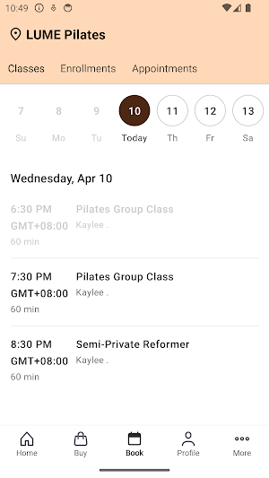 LUME Pilates Screenshot 1