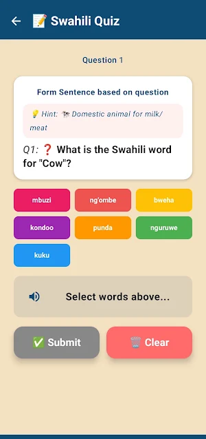 Learn Swahili Screenshot 3