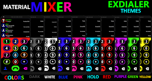 THEME EXDIALER MIXER BLACK Screenshot 1