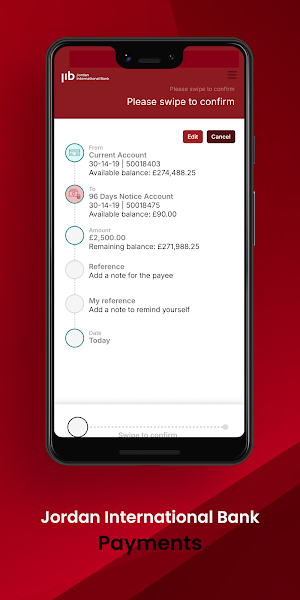 Jordan International Bank Screenshot 3