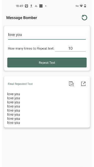 Chat Text Design Generator Screenshot 1