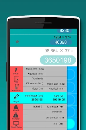 Calculator / Unit Converter Screenshot 2