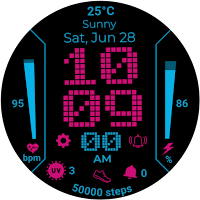 Pixel Pulse: Retro Watch Face