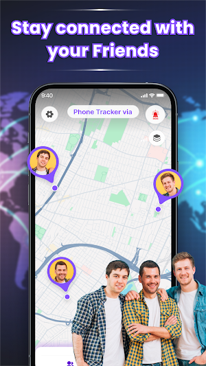 Phone Tracker via GPS Location Screenshot 1