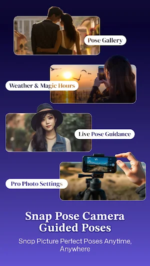 Snap Pose Camera: Guided Poses Screenshot 0