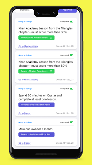 Rewards For Education Screenshot 0