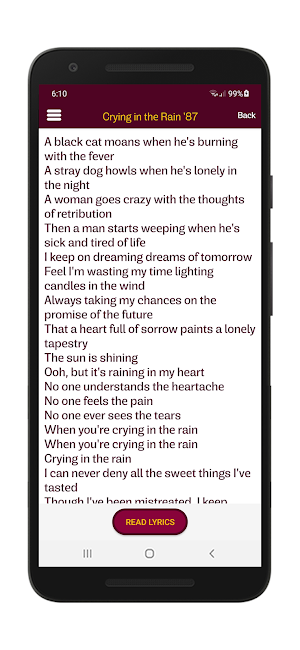 Whitesnake Lyrics & Wallpapers Screenshot 3