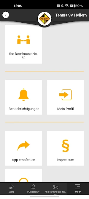 Tennis SV Hellern Screenshot 1